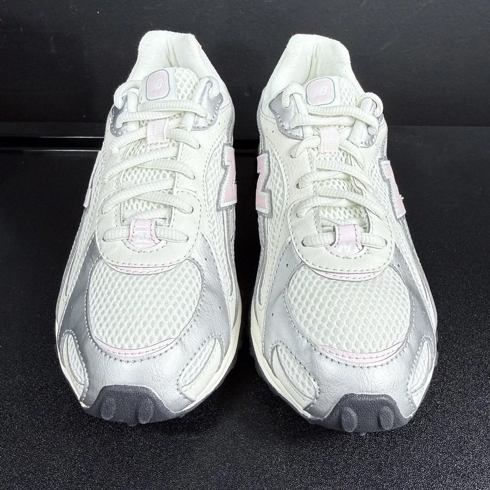 New Balance 204L Lace Youth 4.5 Women's 6 Pink‎ White Kids Grade School G204L9EA
